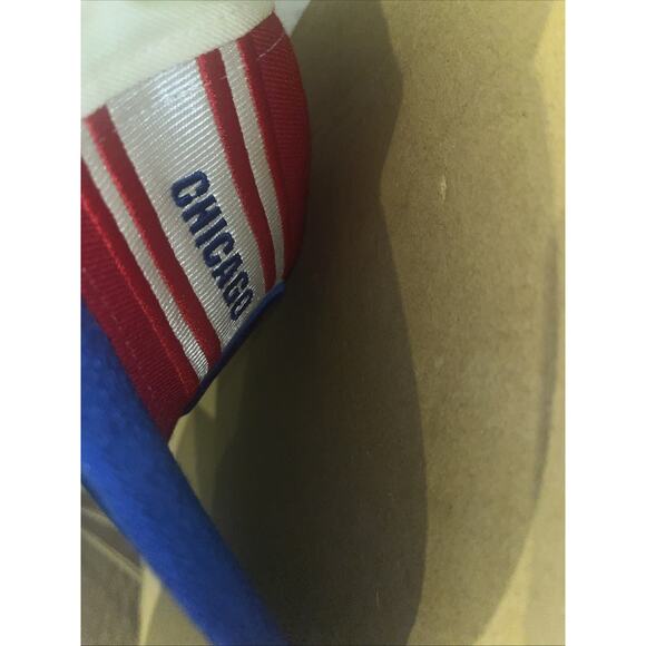 VTG Chicago Cubs American Needle Hat Fitted 7 1/2. Red And White Stripes. - Picture 7 of 7